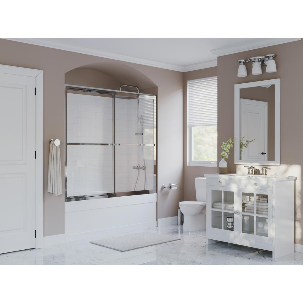 Coastal Shower Doors Paragon 56 In To 57 5 In X 58 In Framed