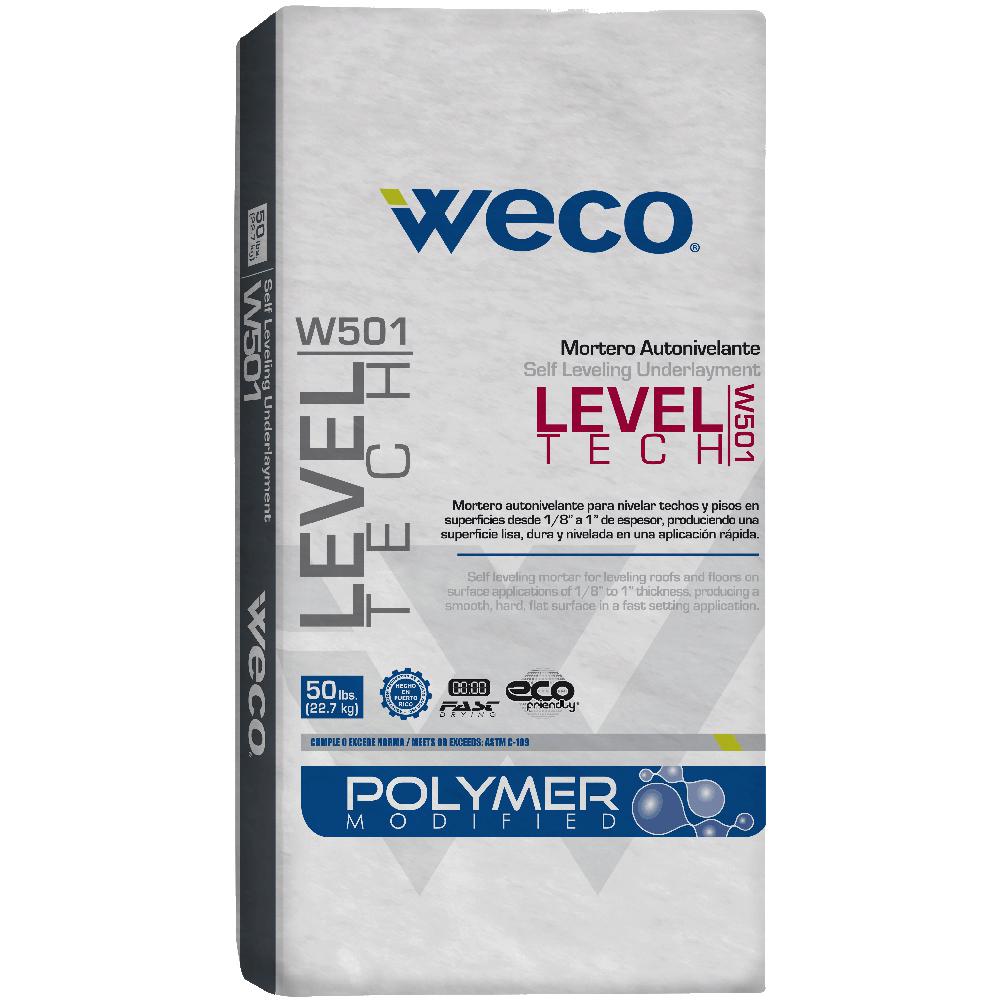 Weco Level WECO W-501 Level Tech 50 lbs. Self Leveling Mortar-WE0811207 - The Home ...