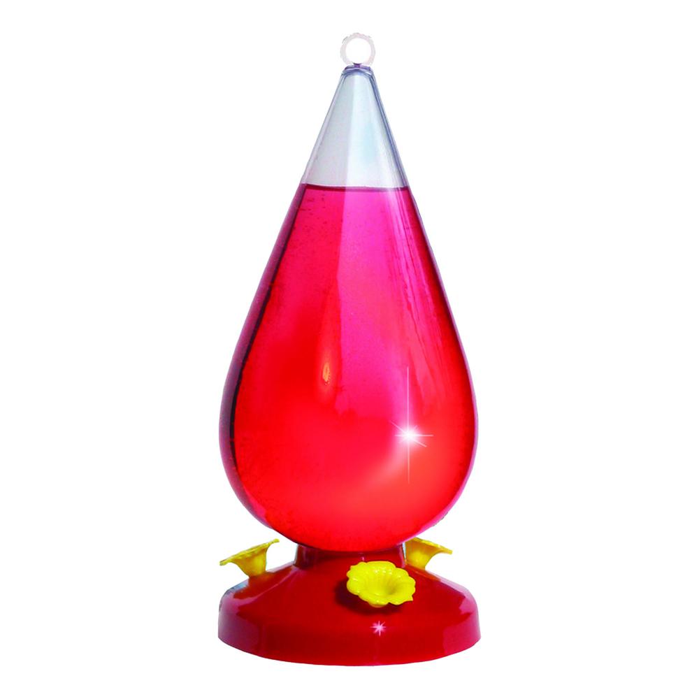 Perky Pet Dew Drop Plastic Hummingbird Feeder 32 Oz Capacity