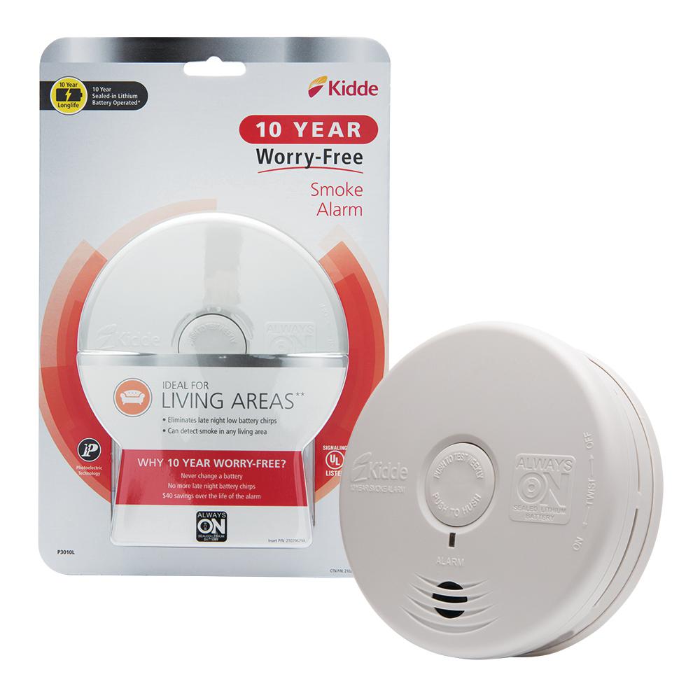 Kidde 10 Year Worry-Free Sealed Battery Combination Smoke and Carbon