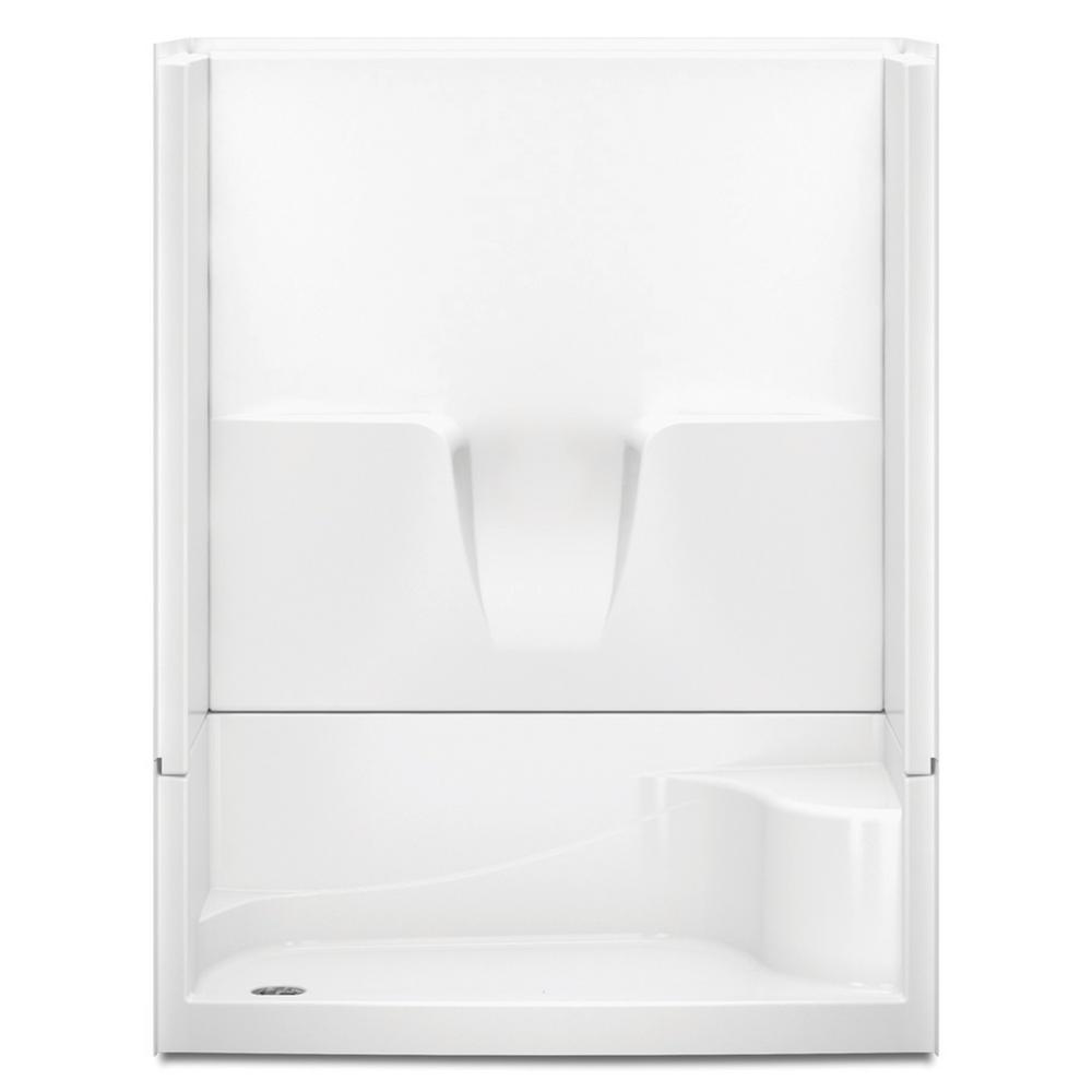Aquatic Varia 48 in. x 34 in. x 72.8 in. 3Piece Shower Stall with