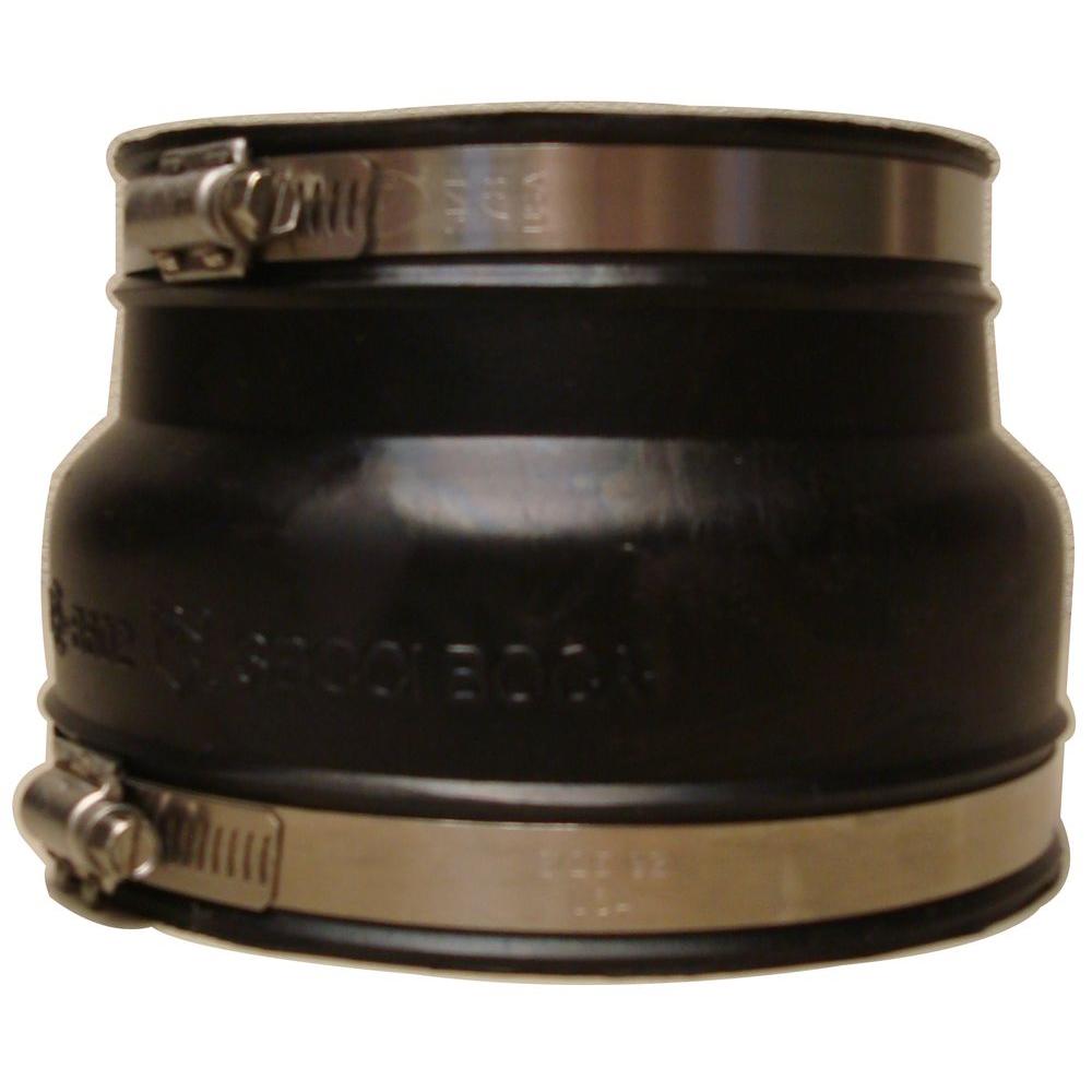 Mission Rubber 4 in. EPDM Rubber Coupling1404219 The Home Depot