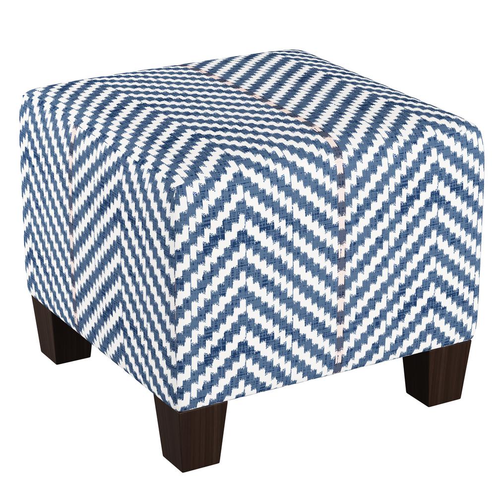 Skyline Furniture Broken Twill Navy Blush Lga Square Ottoman 57 Skyline Furniture Broken Twill Navy Blush Lga Square Ottoman