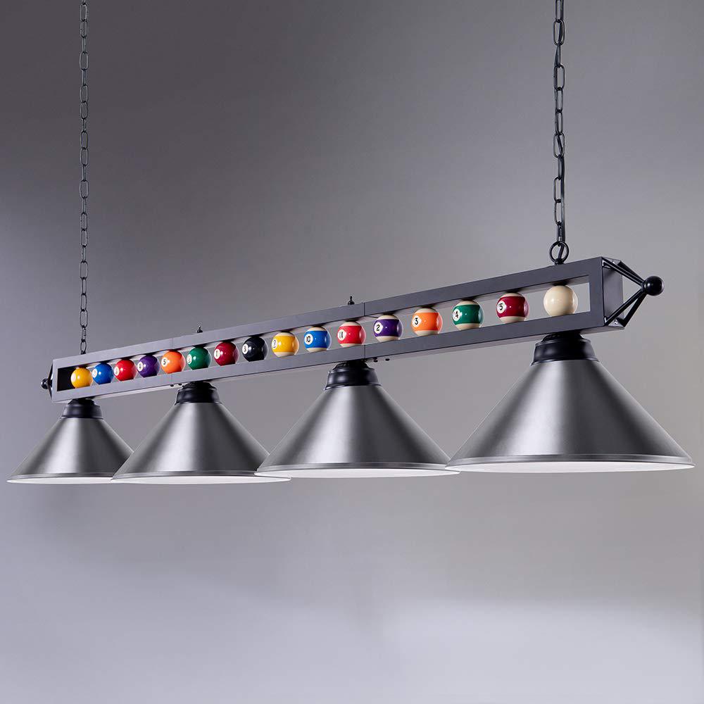 Casainc 4 Lights Black Billiard Lamp 70 Pool Table Light With Black Billiard Lamp 70 Pool Table Light