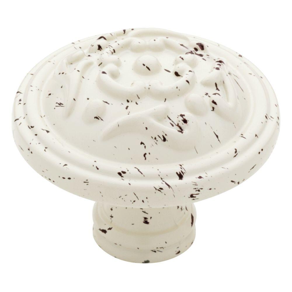 Liberty French Romantics 11/2 in. Antique White French Lace KnobPN1510254CP The