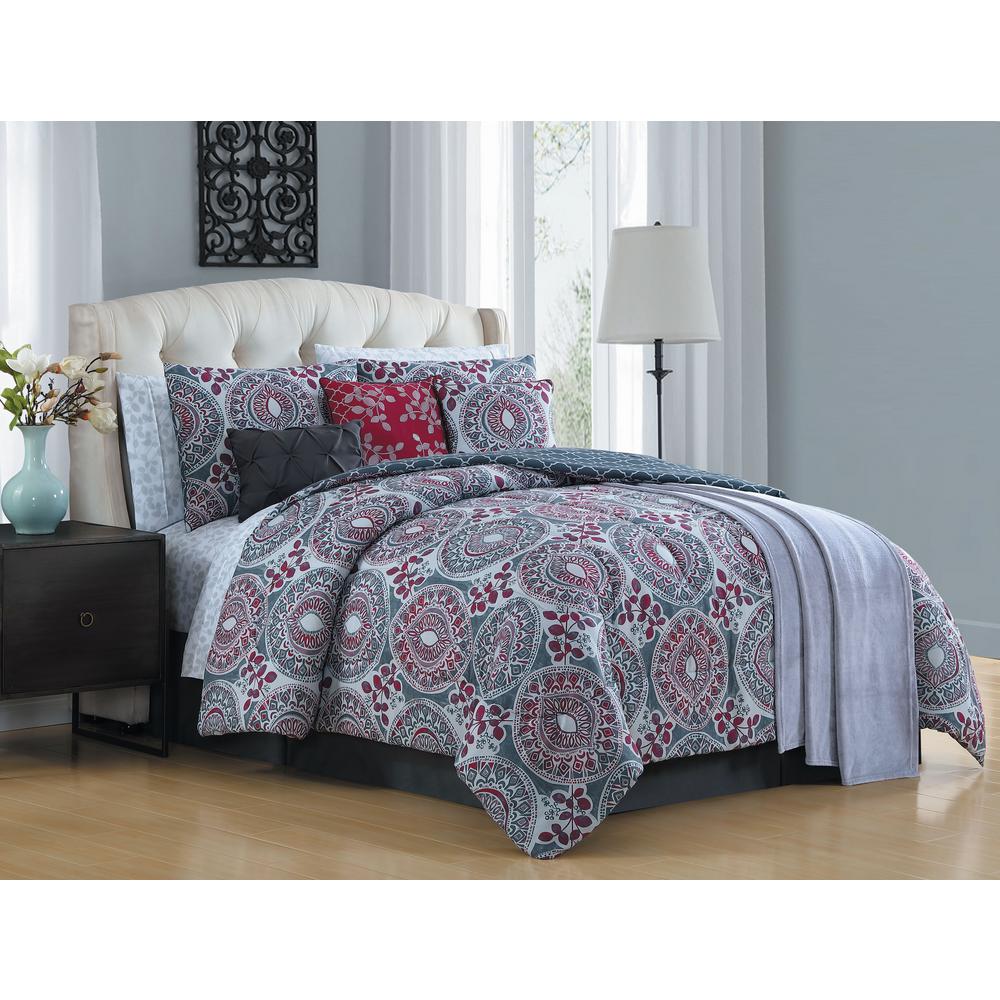 Red King Throw Comforters Comforter Sets Bedding Bath