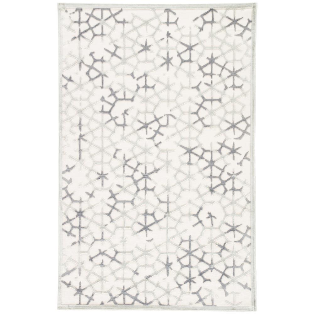 Jaipur Living Charm White Gray 5 Ft X 7 6 In Geometric Area Rug