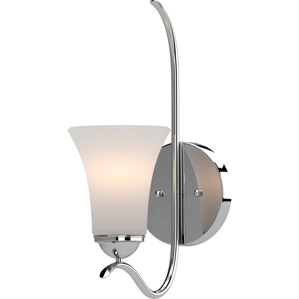 Volume Lighting 1Light Brushed Nickel Interior Wall SconceV670533