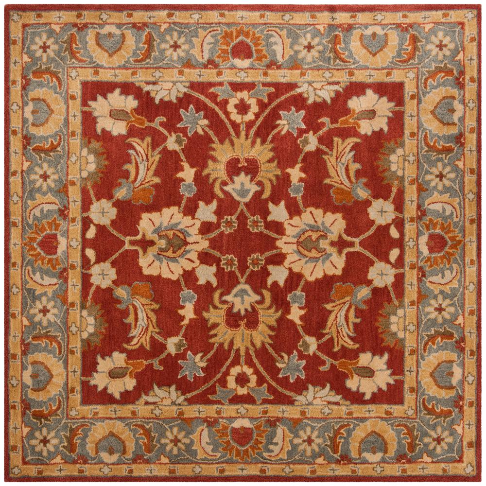 Safavieh Heritage Red/Blue 6 ft. x 6 ft. Square Area RugHG403A6SQ The Home Depot