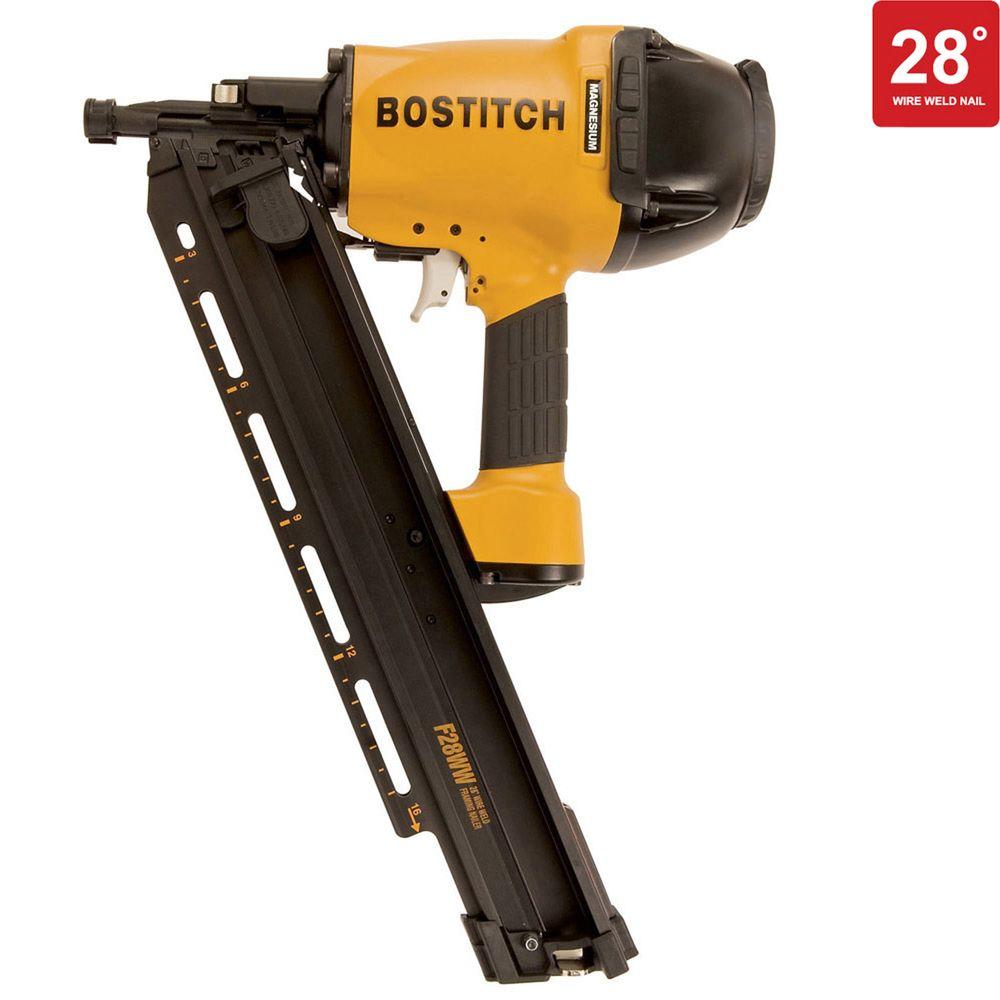 Bostitch 28Degree 2 in. 31/2 in. Wire Weld Framing NailerF28WW