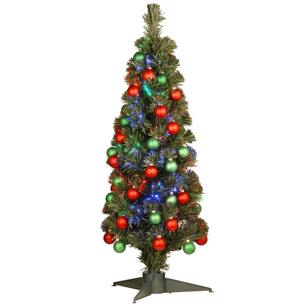 national tree company 4 ft fiber optic fireworks home depot holiday hours christmas