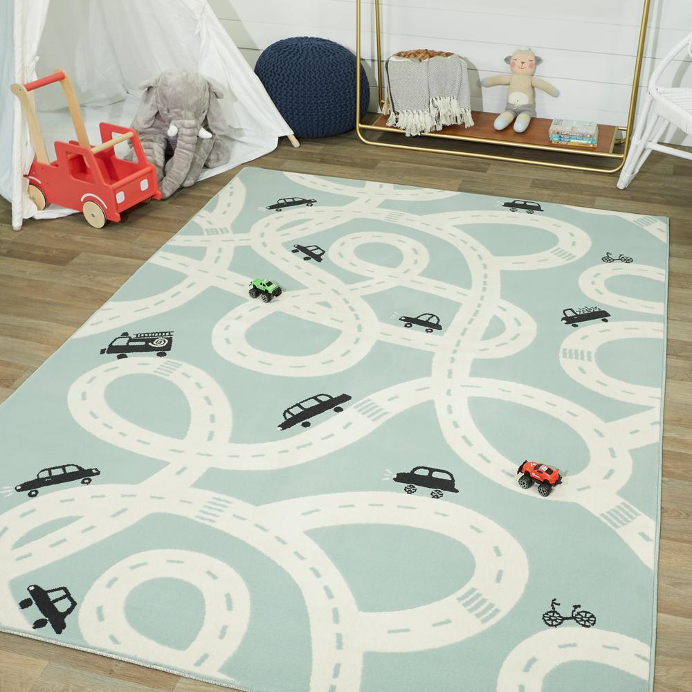 green kids rug