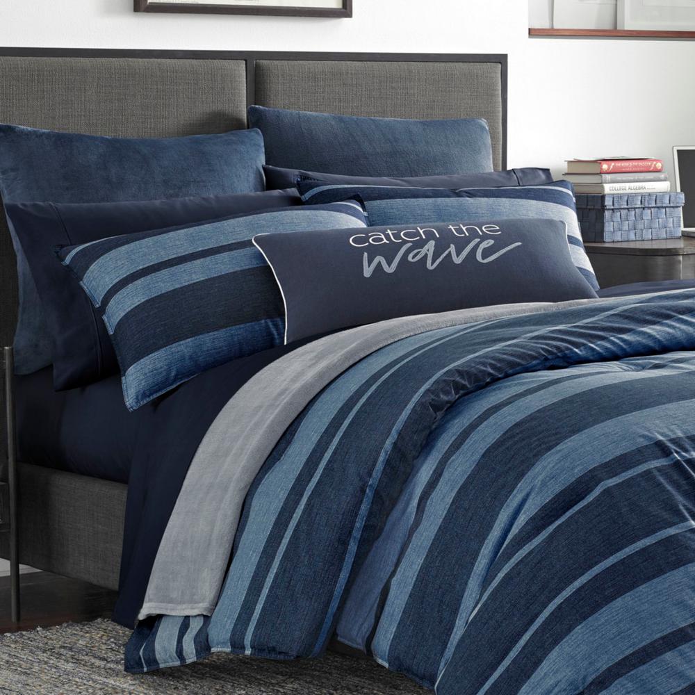 Nautica Longpoint 2 Piece Navy Twin Twin Xl Comforter Set