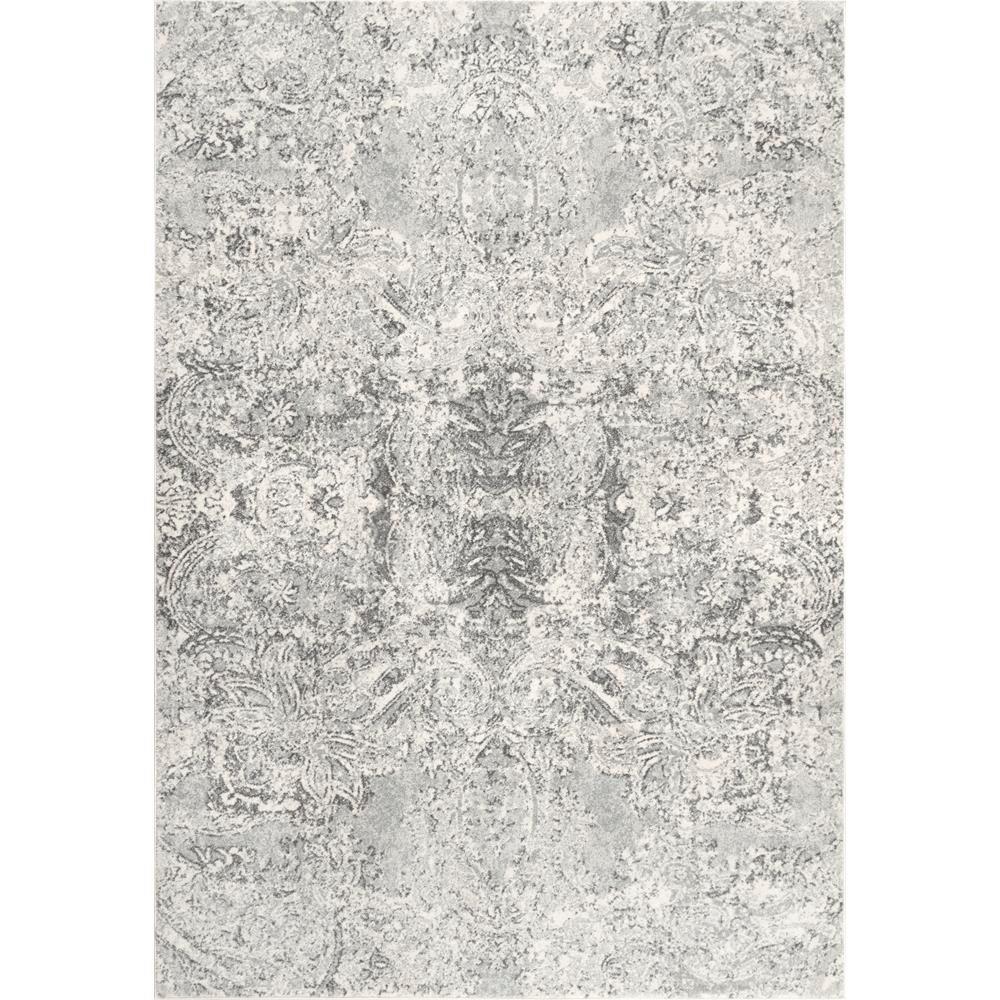 nuLOOM Vintage Floral Aiken Grey 8 ft. x 10 ft. Area RugRZBD75A8010