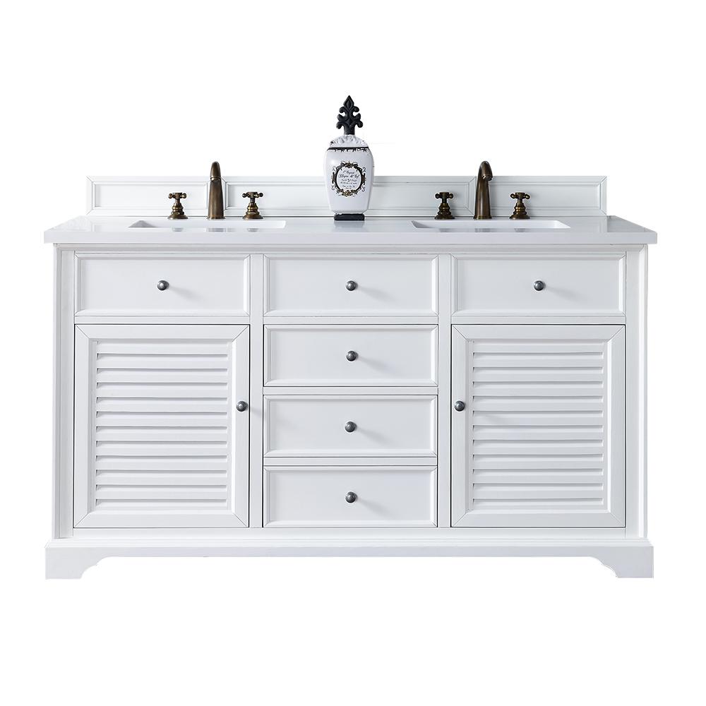 James Martin Signature Vanities Savannah 60 in. W Double Vanity in