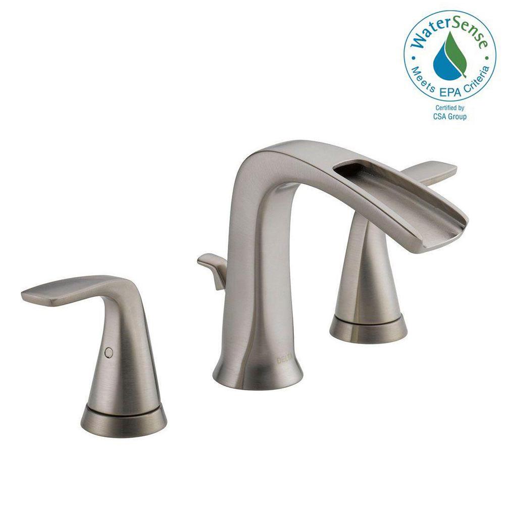 Pfister Brea 8 in. Widespread 2Handle Waterfall Bathroom Faucet in