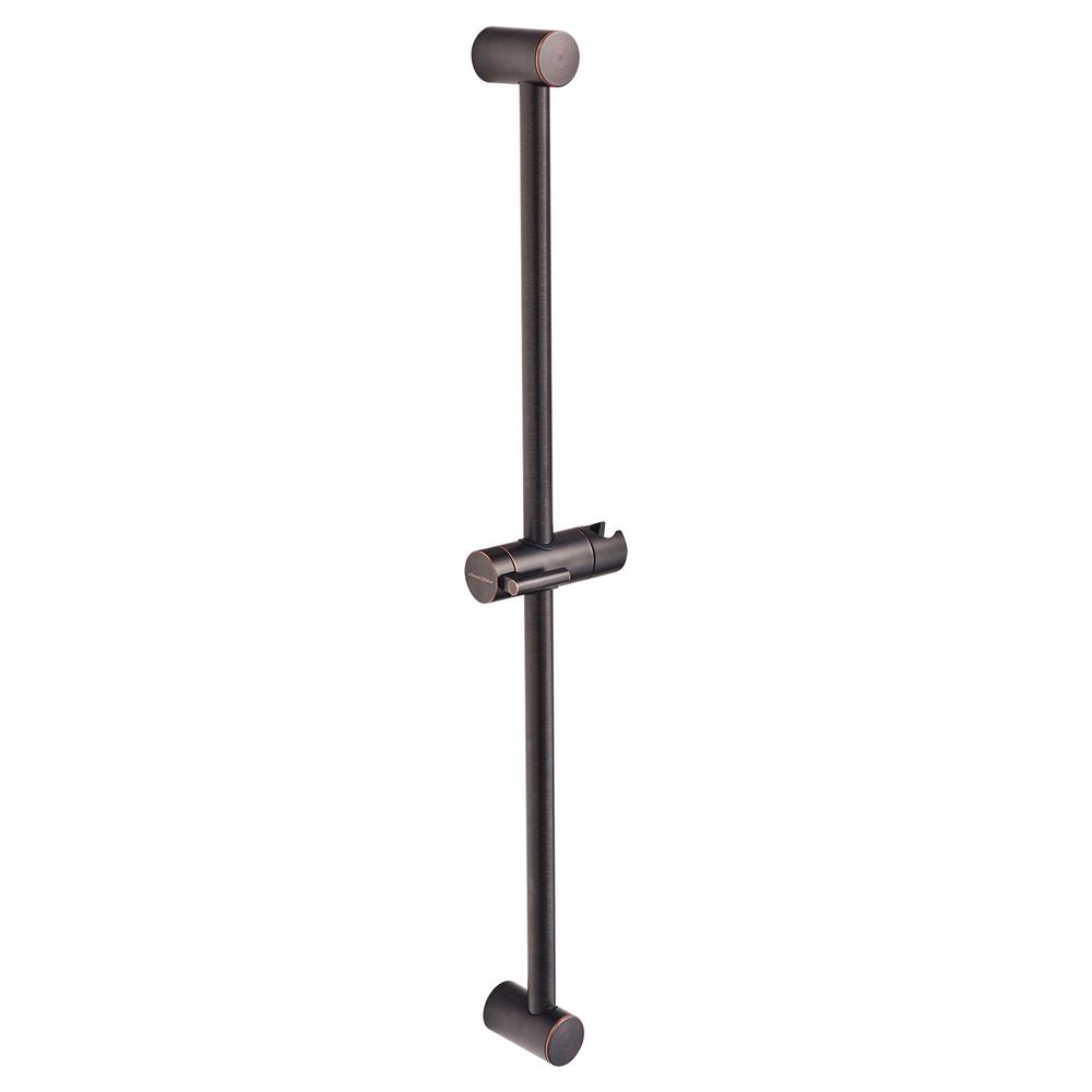 American Standard 30 in. Round Shower Slide Bar with Bracket in Legacy Bronze1660730.278 The