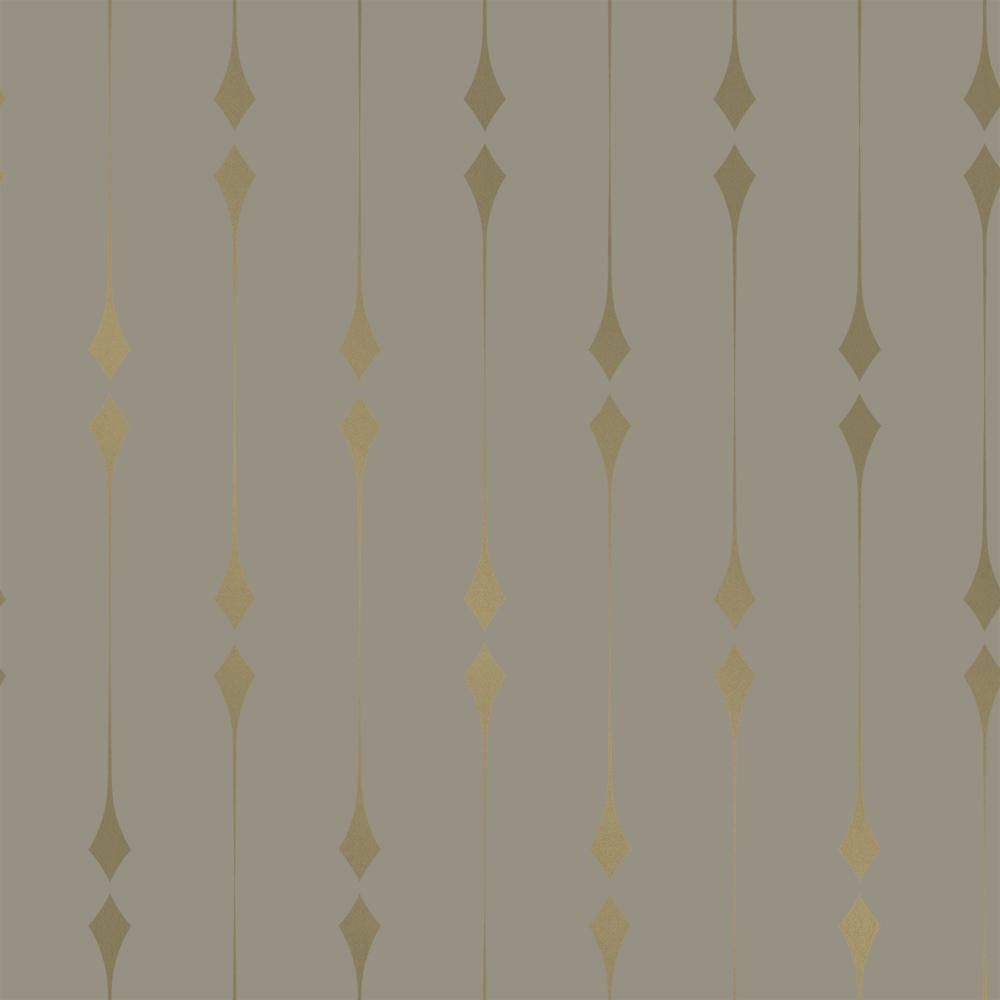 L Stick Wallpaper Home Decor The Depot Shimmer Taupe And Metallic Gold Leaf Self Adhesive Removable Wallpaper