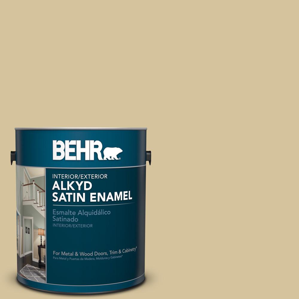 Behr 1 Gal Hdc Nt 02 White Oak Satin Enamel Alkyd Interior Hdc Nt 02 White Oak Satin Enamel Alkyd Interior