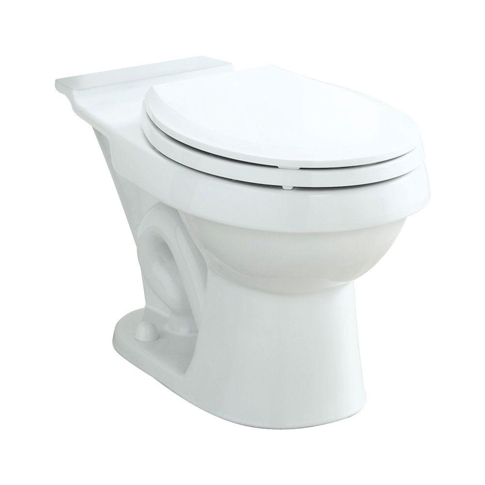 STERLING Karsten 2-Piece 0.8/1.6 GPF Dual Flush Elongated Toilet in ...