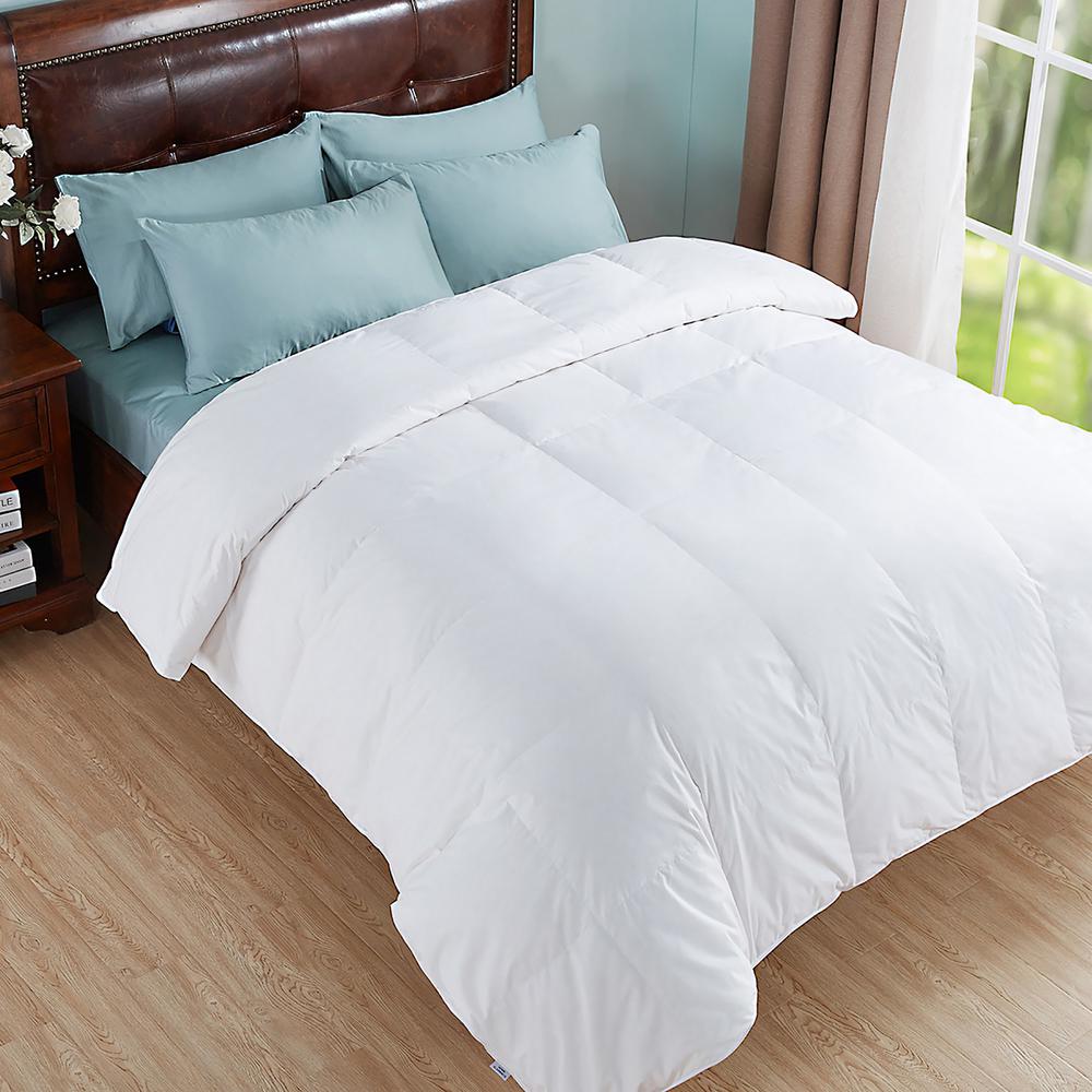 Peace Nest All Season Year Round Warmth White Twin Down Comforter