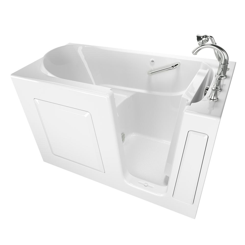 American Standard Exclusive Series 60 In X 30 In Right Hand Walk In Soaking Tub With Quick Drain In White