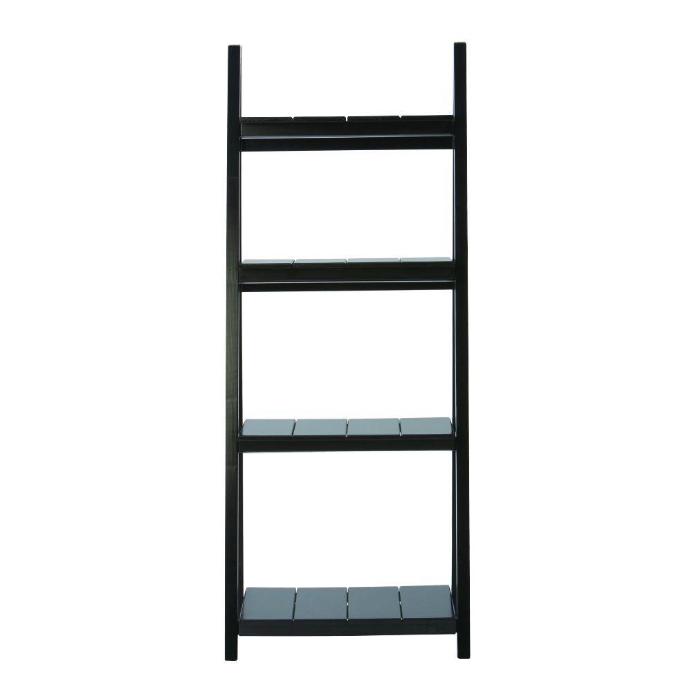 Home Decorators Collection Nolan Black Folding Ladder Bookcase