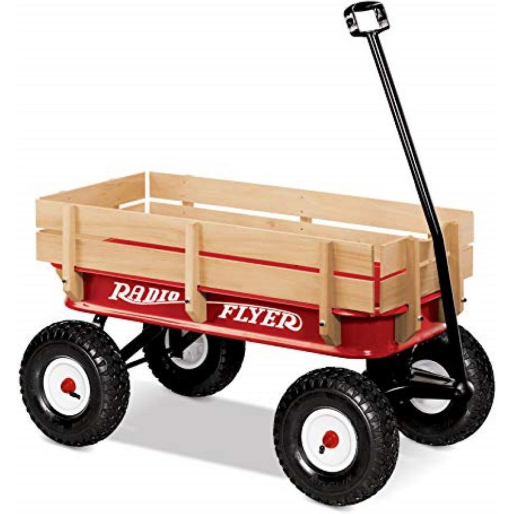 metal pull along cart