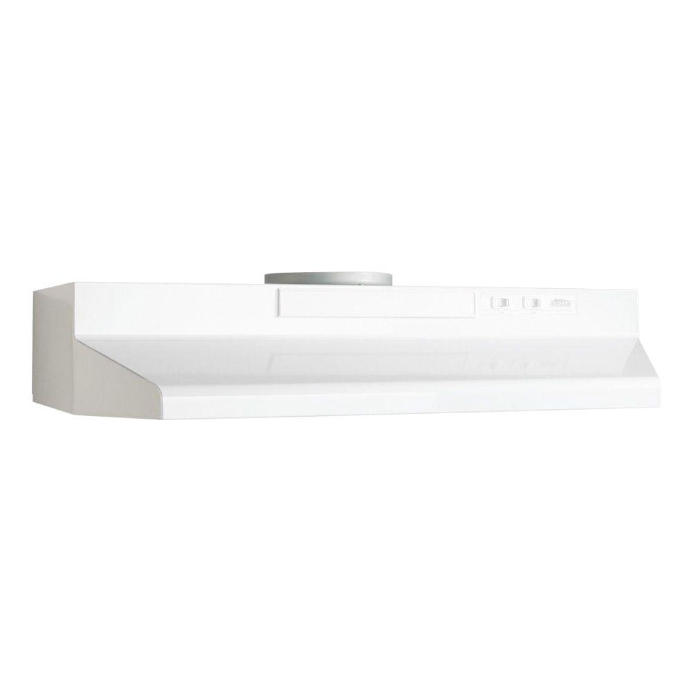BroanNuTone RL6200 Series 30 in. Ductless Under Range Hood