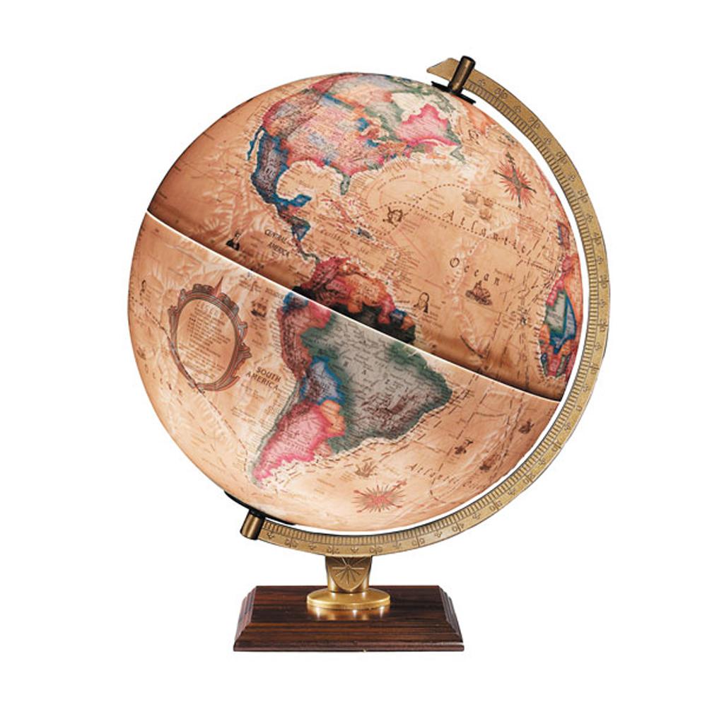 Replogle Carlyle Illuminated 12 In Desk Globe 83502 The Home Depot