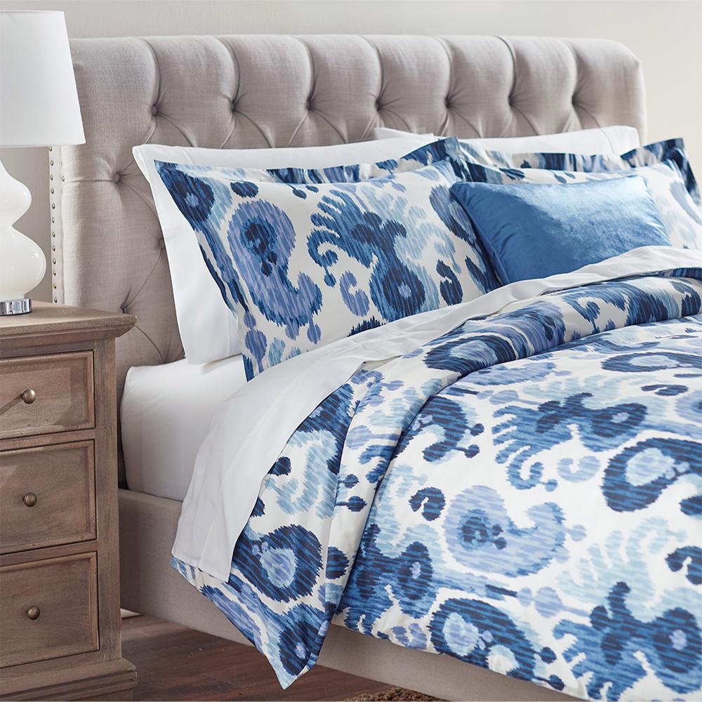 Home Decorators Collection Embroided Duvet Cover Full//Queen ~ Watery