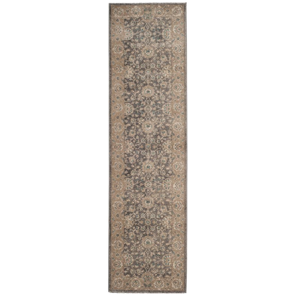 Safavieh Sofia Light Gray/Beige 2 ft. x 8 ft. Runner RugSOF330B28 The Home Depot