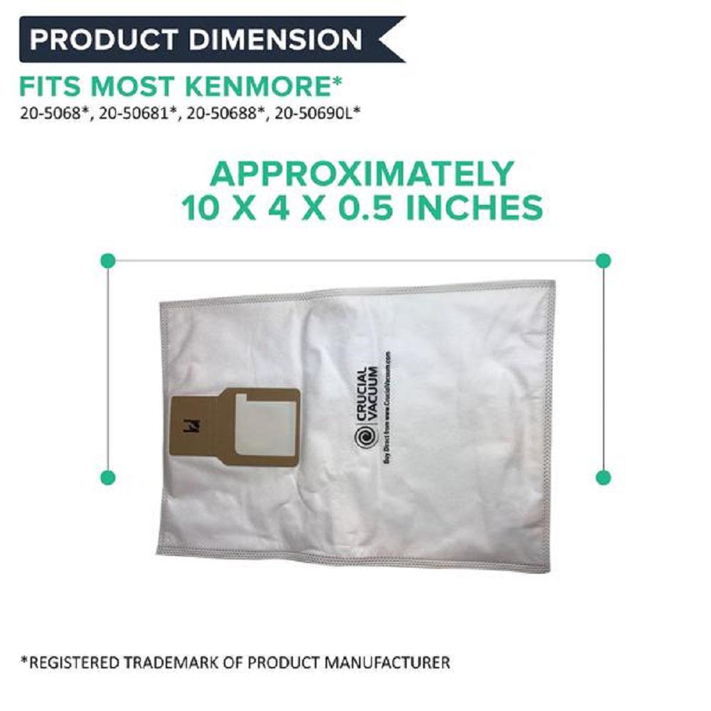 Think Crucial Cloth Bag Replacement For Kenmore 50688 And 50690 Compatible With Part 20 5068 50681 6 Pack Think Crucial Cloth Bag Replacement For Kenmore 50688 And 50690 Compatible With Part 20 5068 50681 6 Pack