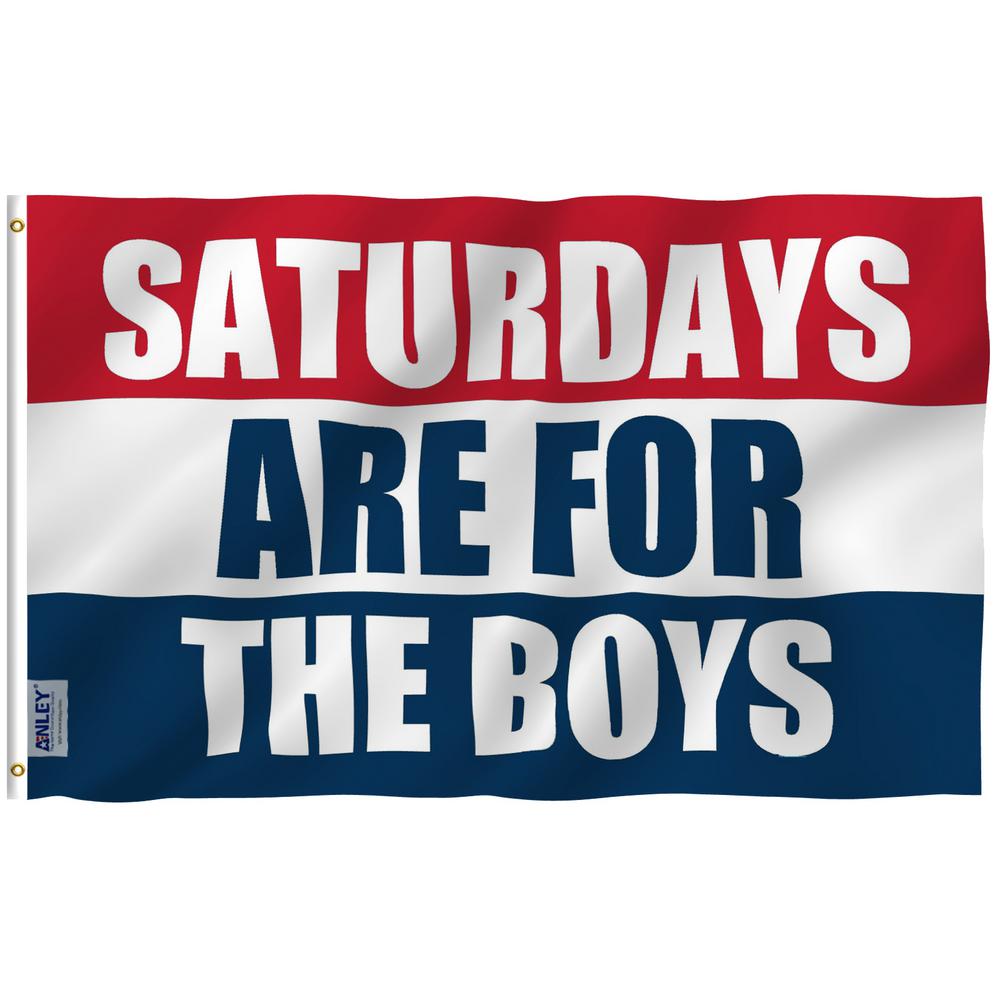 Anley Fly Breeze 3 Ft X 5 Ft Polyester Saturdays Are For The