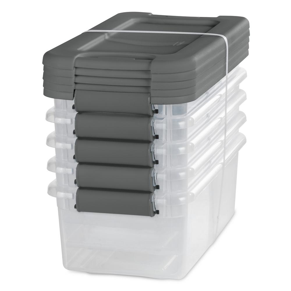 storage bins latching