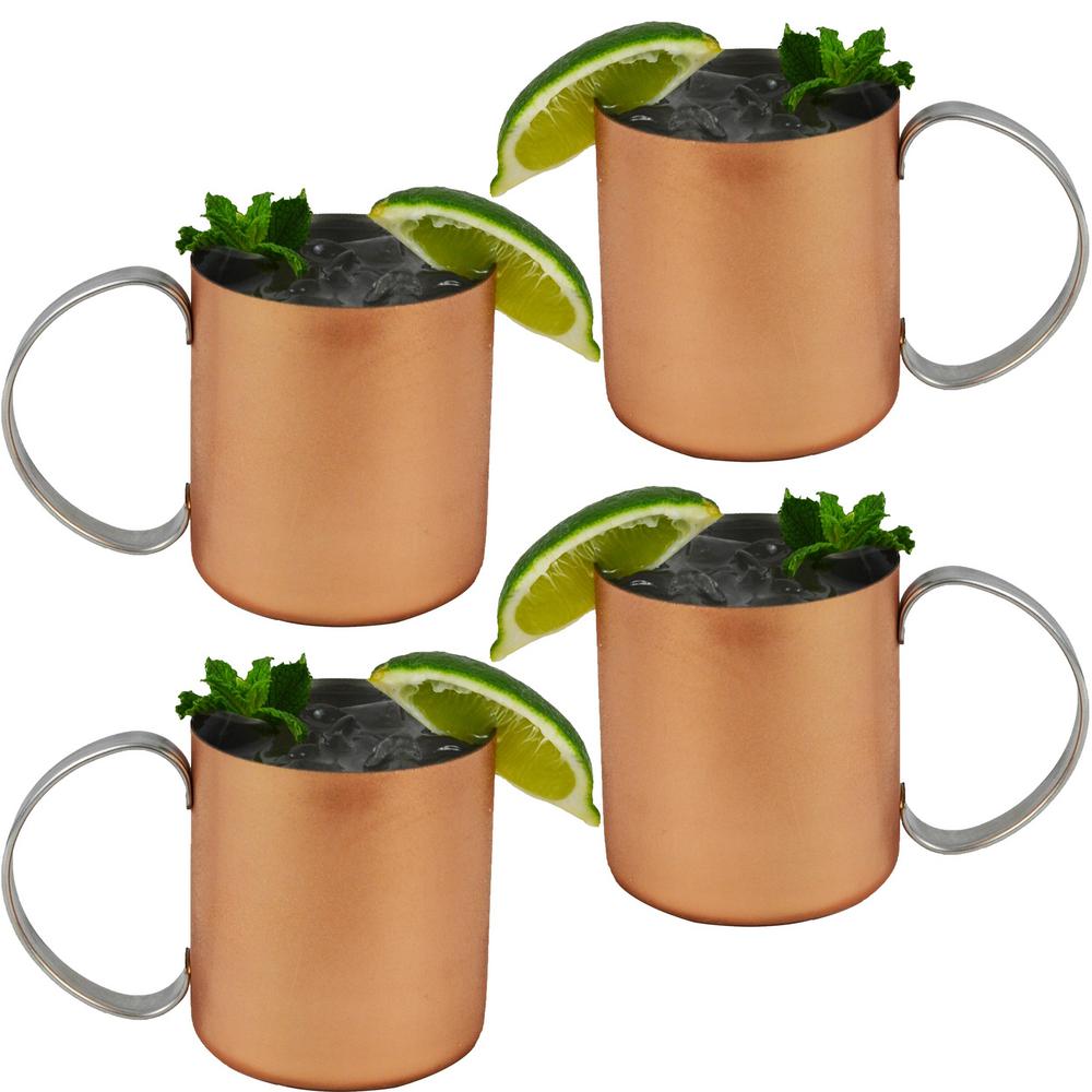 Southern Homewares Moscow Mules 12 oz. Copper Mug (Set of 4)SH10091