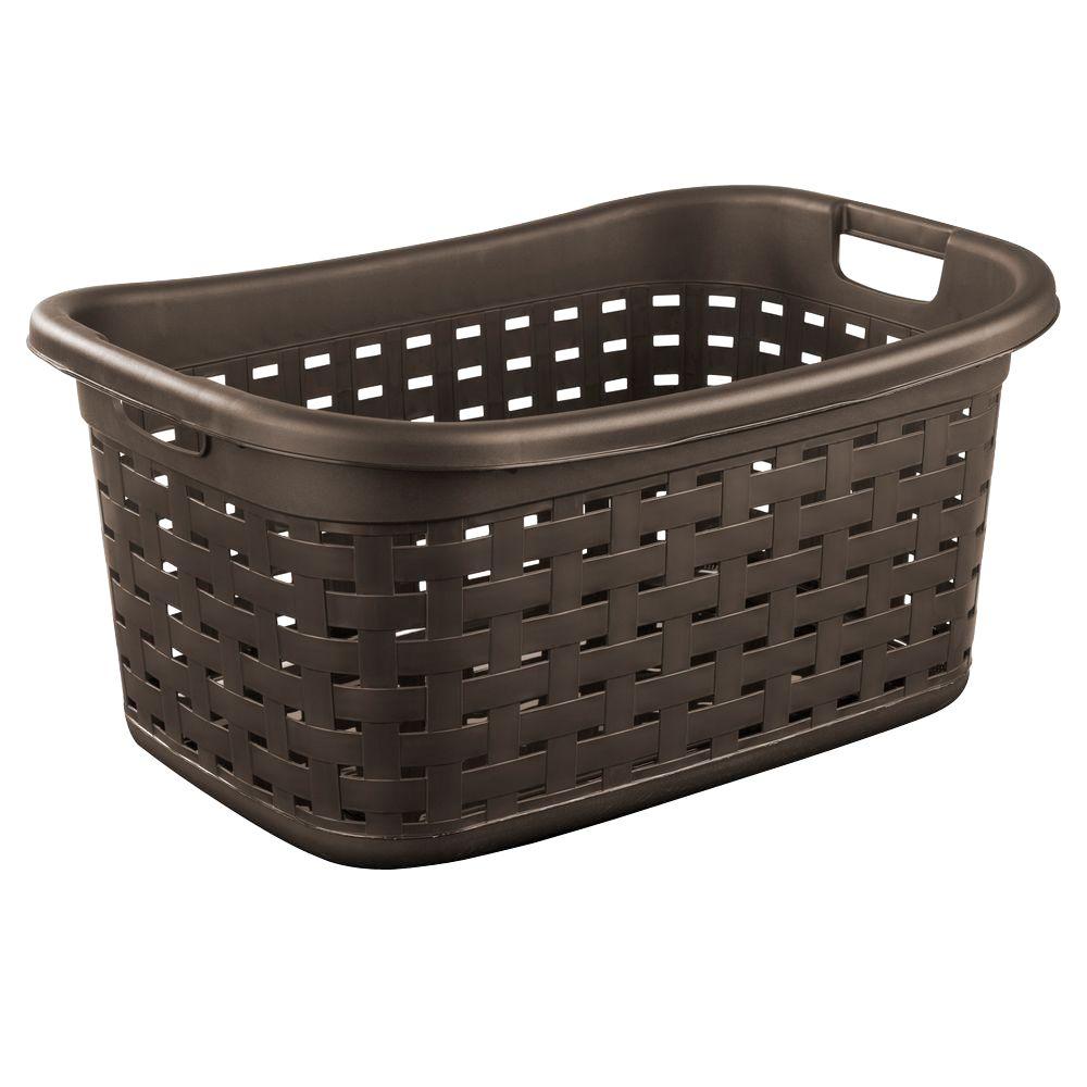 Sterilite Weave Laundry Basket 12756p06 The Home Depot