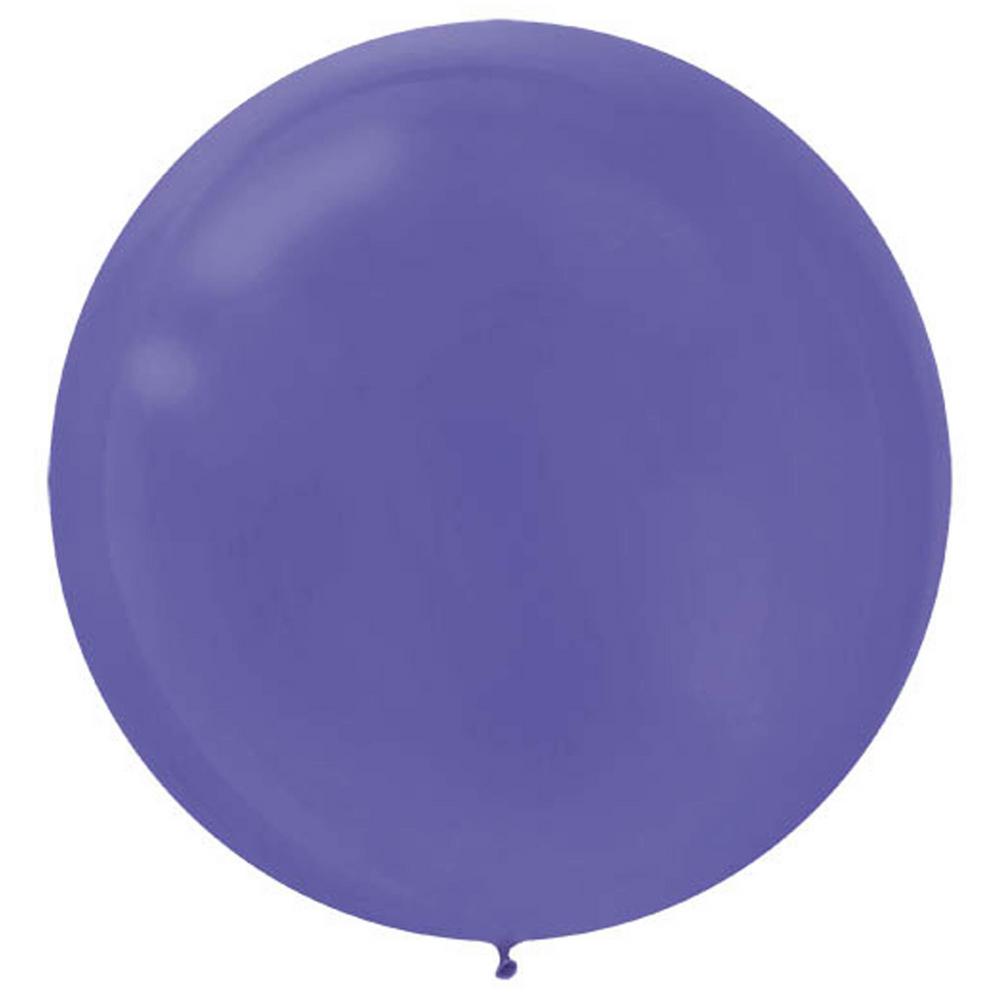 Amscan 24 in. New Purple Latex Balloons (3Pack)115910.106 The Home