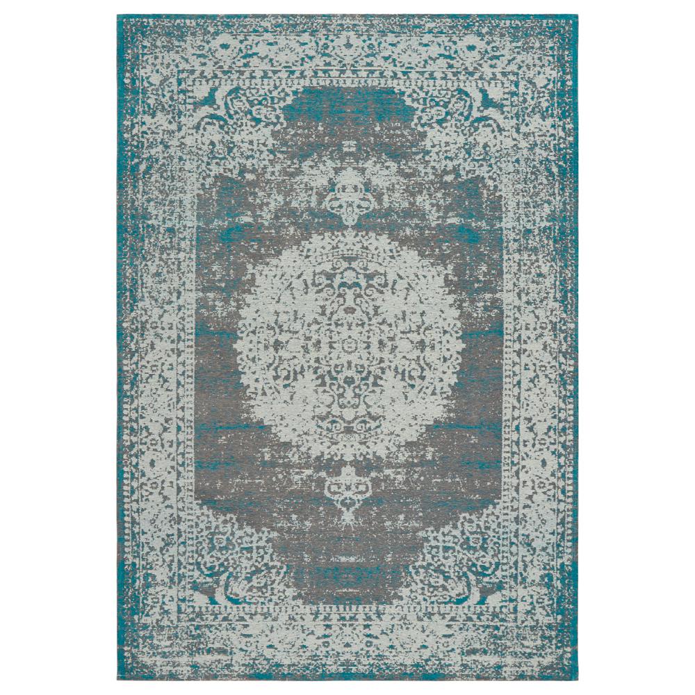 Lr Resources Jewel Gray Turquoise 7 Ft 8 In X 9 Rectangle Indoor Area Rug