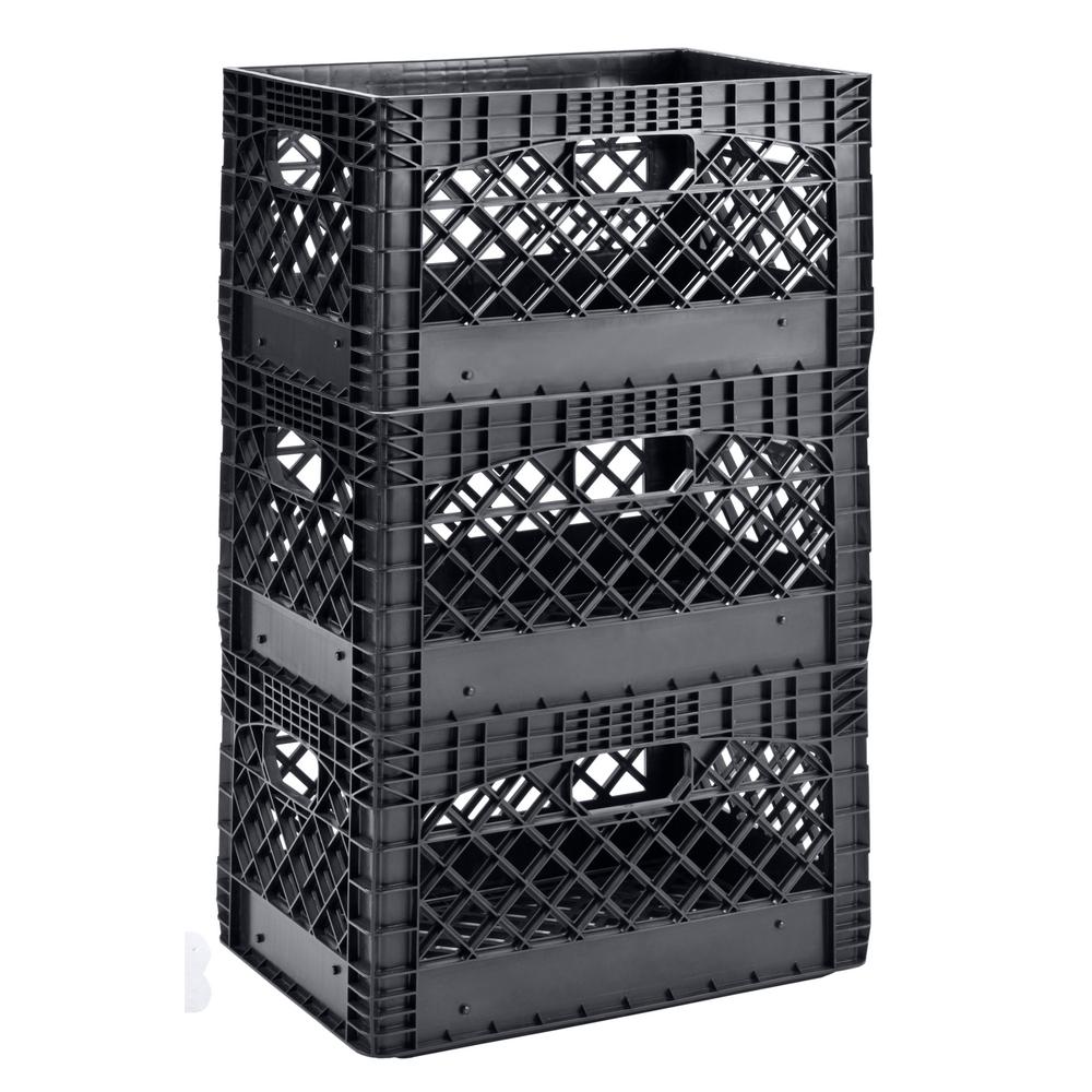 crate storage bins