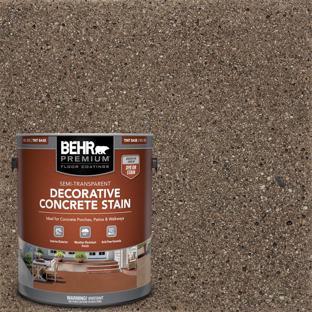 BEHR PREMIUM 1 gal. DCS834 Brownstone SemiTransparent