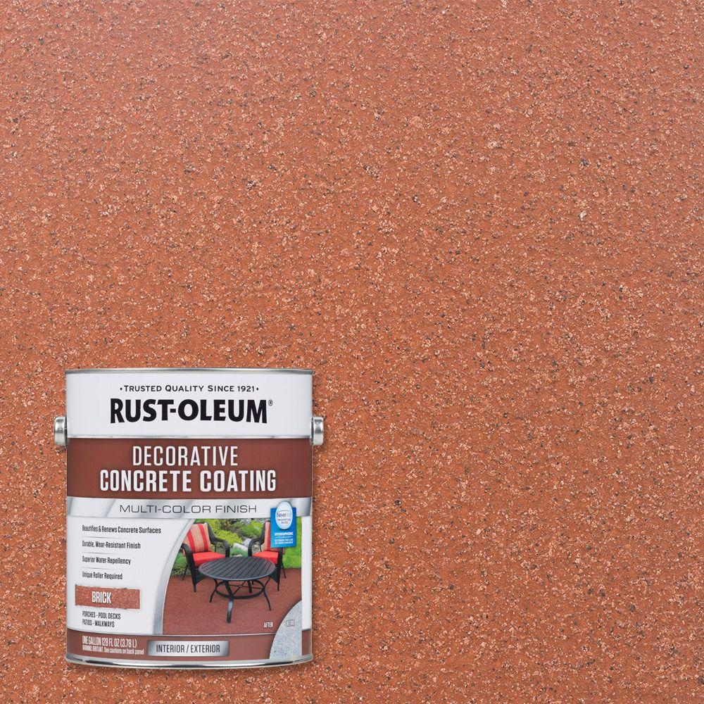 RustOleum 1 gal. Brick WaterBased Decorative Concrete
