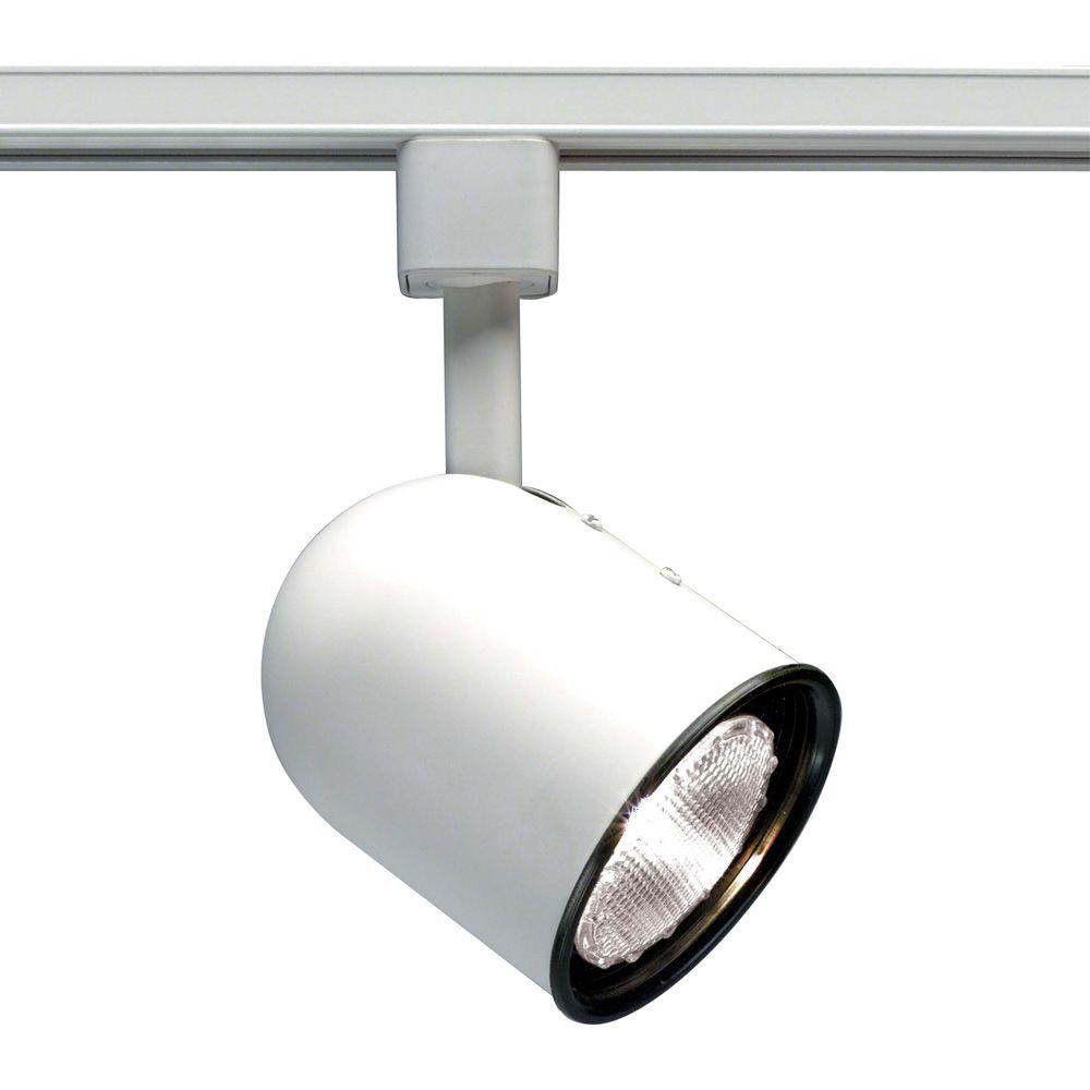 Glomar 1 Light Par30 White Short Bullet Cylinder Track Lighting Head Glomar 1 Light Par30 White Short Bullet Cylinder Track Lighting Head