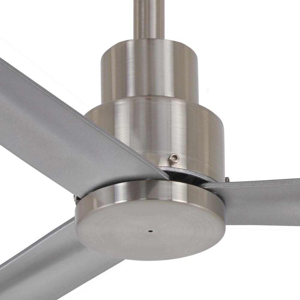 K9787L-BNW Brushed Nickel Wet Minka Aire Simple Ceiling Fan LED Light Kit