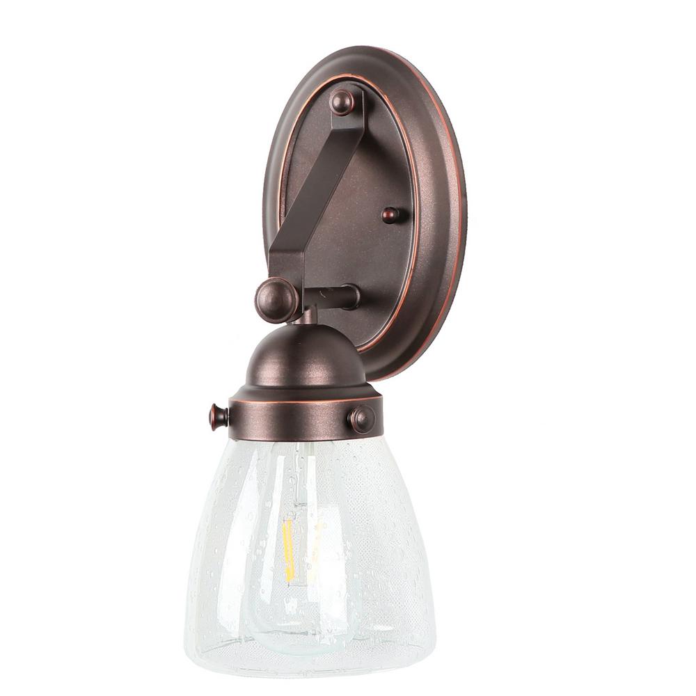 Y Decor 1Light Brown Outdoor Wall Mount Barn Light Sconce Latern Light