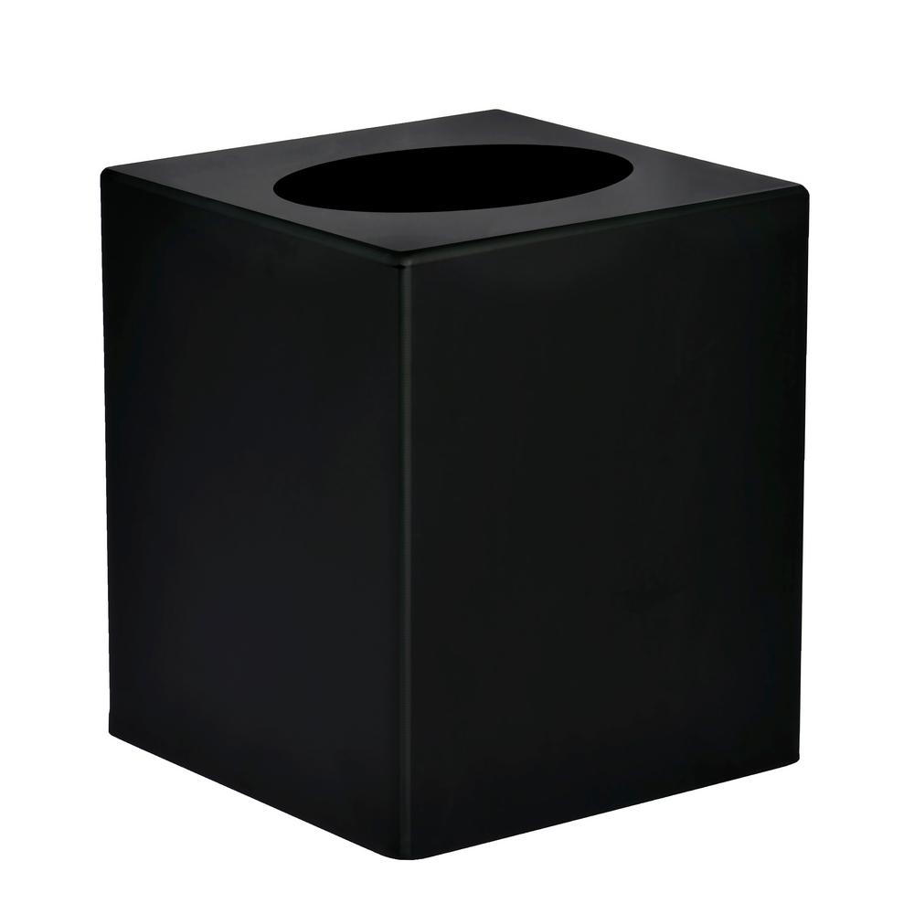 Tissue Box Container in Black-407-BLK 