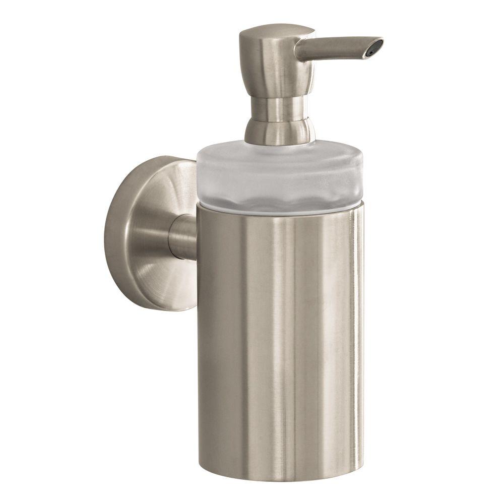 Hansgrohe WallMount Brass Soap Dispenser in Brushed Nickel40514820