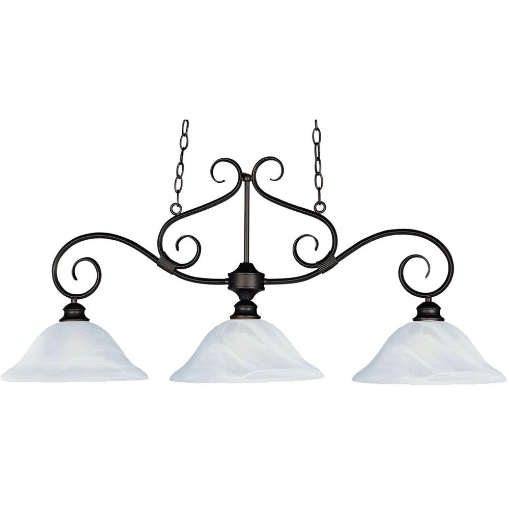Maxim Lighting Pacific 3 Light Kentucky Bronze Pendant Maxim Lighting Pacific 3 Light Kentucky Bronze Pendant
