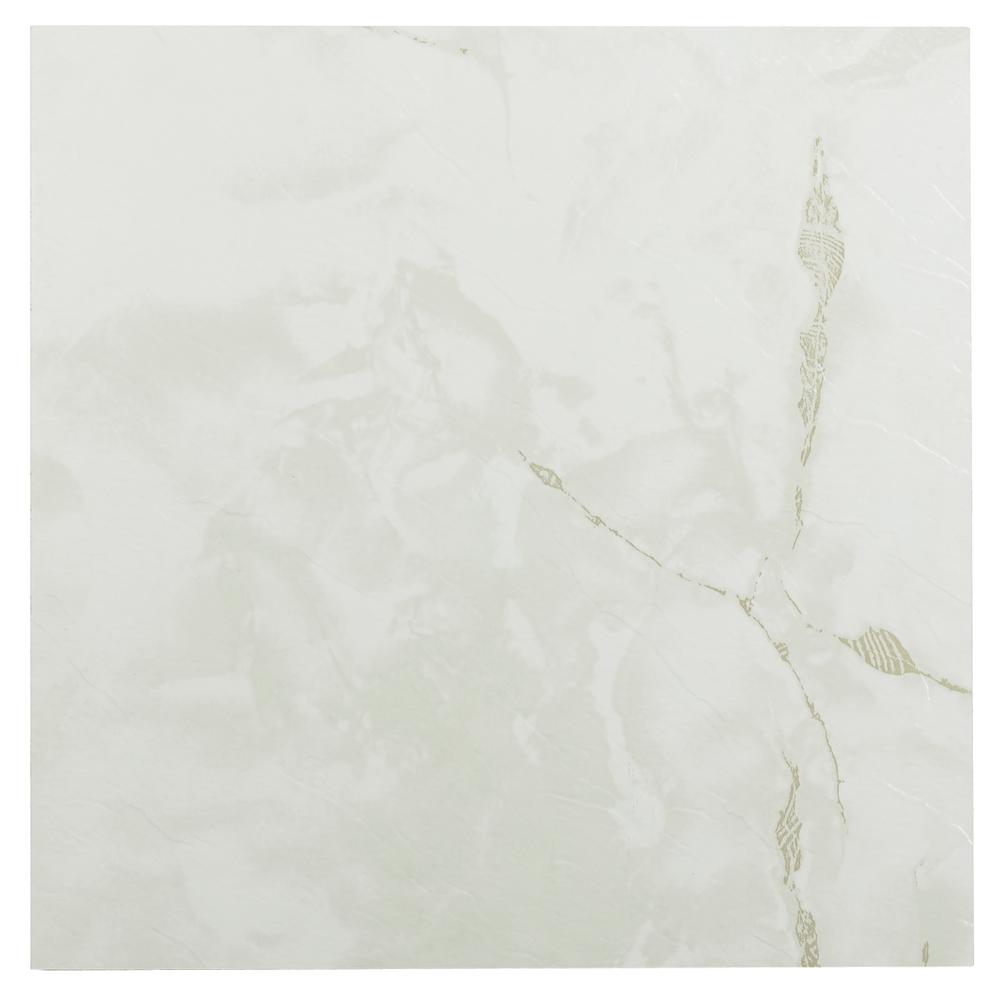 peel and stick white stone