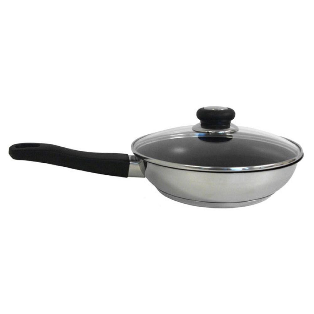 Spt 9 12 In Induction Ready Non Stick Stainless Fry Pan With